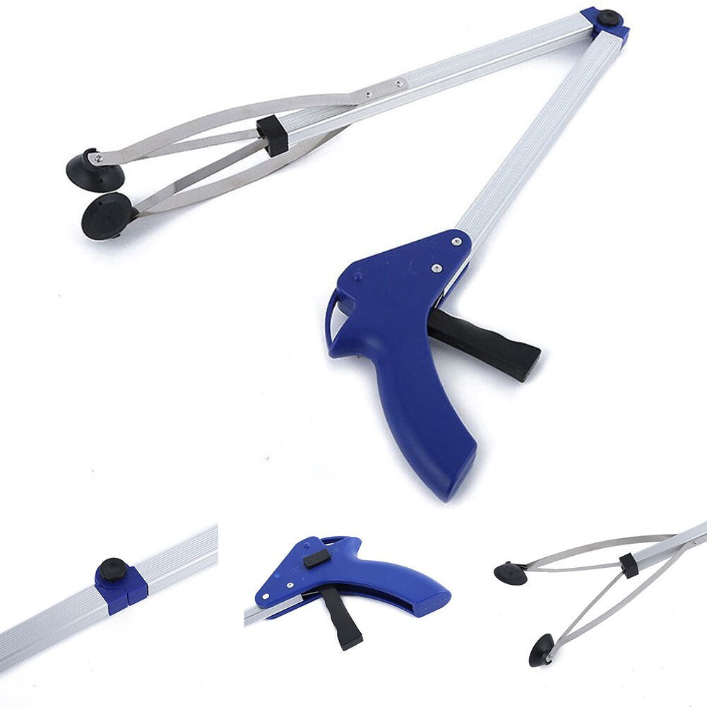 Aluminum Alloy Folding Trash Clip Picking Device Household Picking Unit Sanitation Garbage Clamp Health Clip