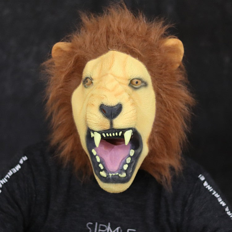 Halloween Lion Mask - Horror Party Latex Costume Mask