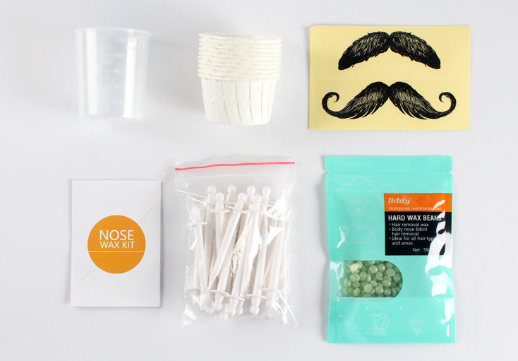Nose Hair Removal Wax Kit - Complete 6-Piece Professional Set