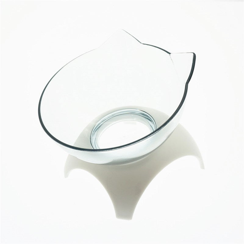 Cat Double Bowl - Elevated 15° Tilted Design for Neck Protection