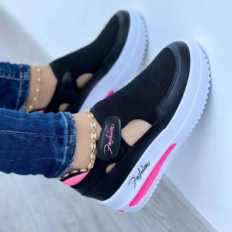 Summer Mesh Wedge Sneakers - Breathable Comfort Sport Shoes - Wellness Collection