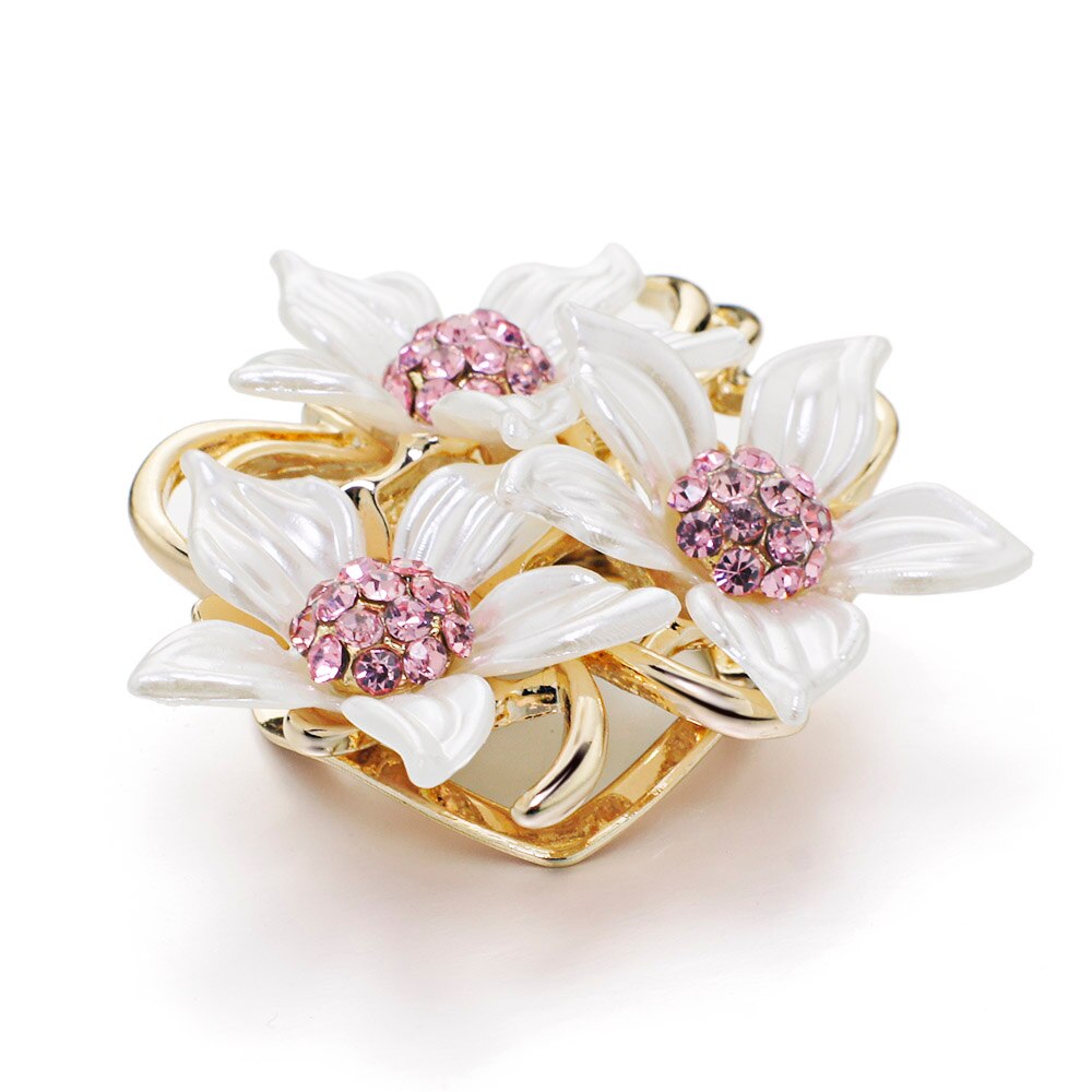 Diamant opal brosch