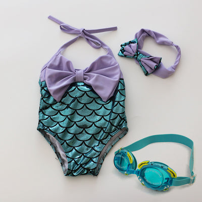 Maillot de bain jupe princesse bikini fille