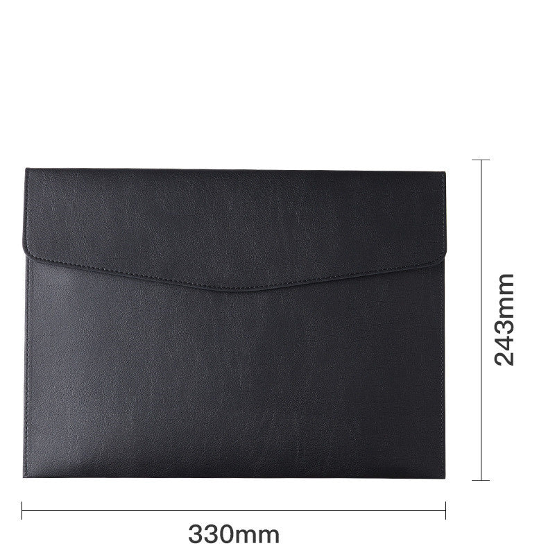 Sac de classement en cuir de bureau A4