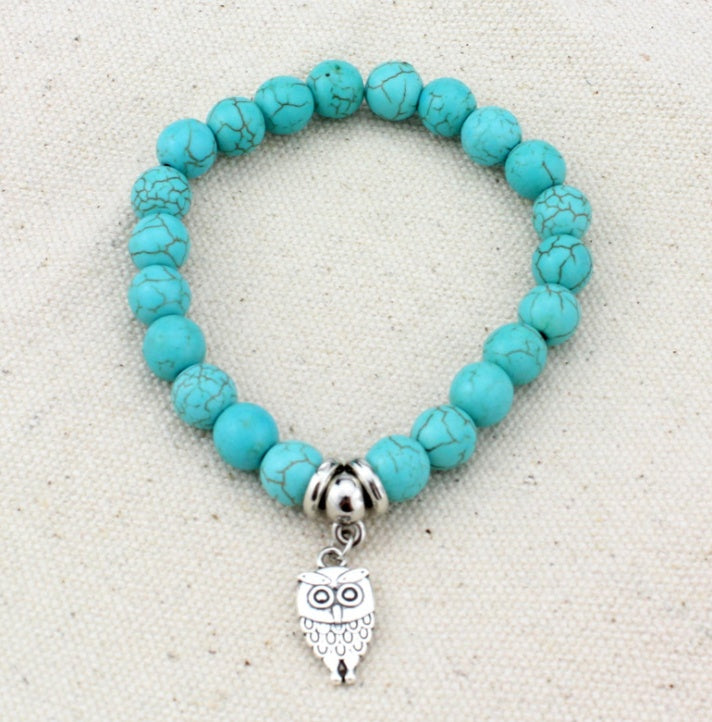 Boho Vintage Turquoise Bracelet - Stylish Fashion Jewelry