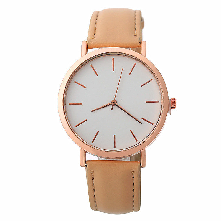 Mode simple style femmes montres quartz montres femme robe montres horloge