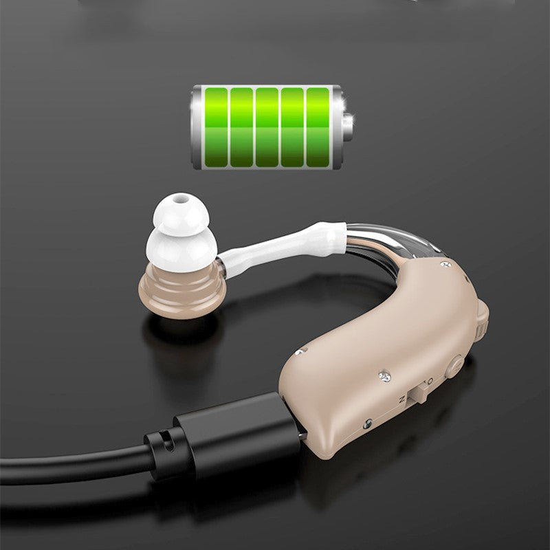 Écouteurs pour appareils auditifs avec amplificateur de son rechargeable