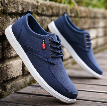 Men's Summer Canvas Shoes - Breathable Casual Walking Shoes - Lightweight Comfort - Factory Direct