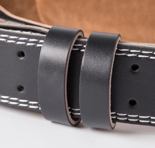 Fitness Squat Hard Pull PU Leather Belt - Workout Empowerment
