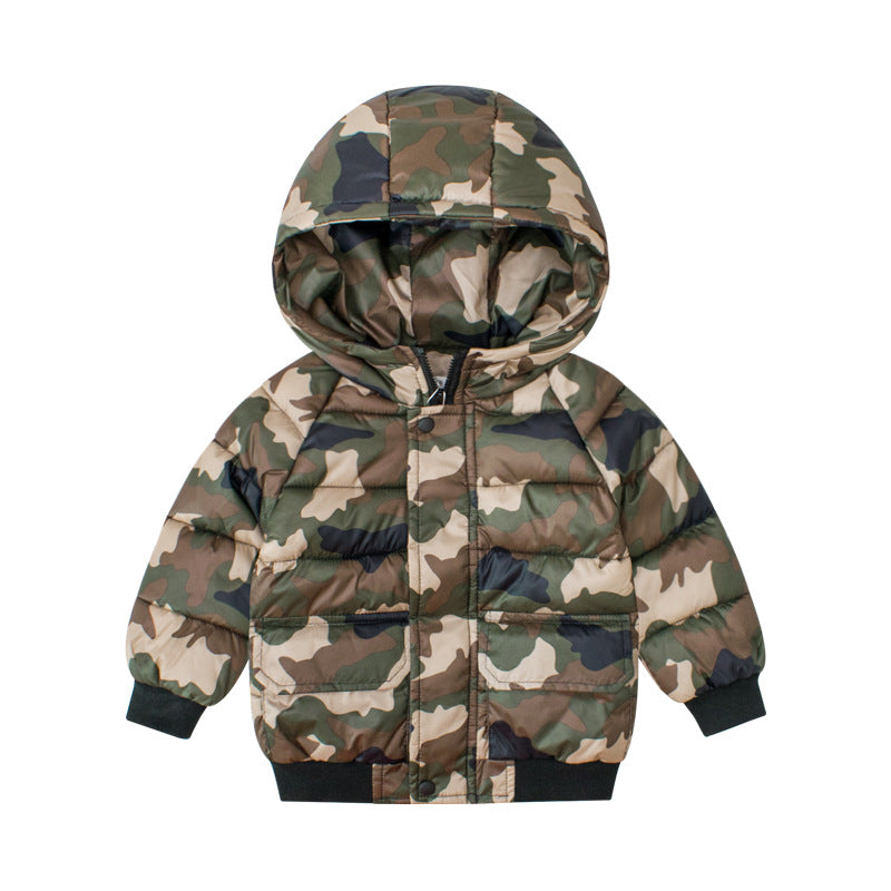 Veste camouflage en coton pour enfants hommes