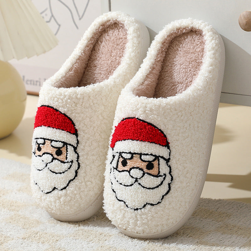 Christmas Santa Claus Slippers - Holiday Character Shoes - Festive Collection