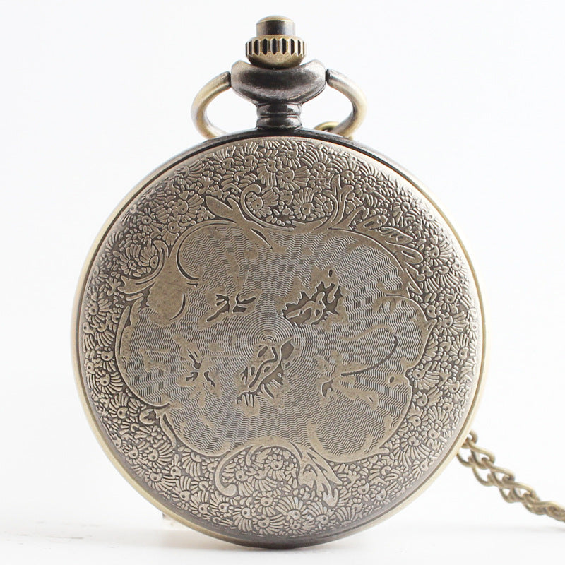 Limited Edition Commemorative Pocket Watch Flip Quartz Watch - Exclusive Timeless Elegant Precise Historical Nostalgic