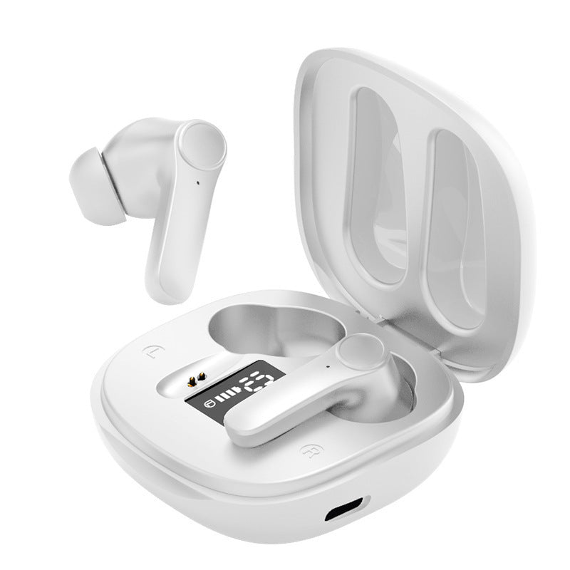 Trådlösa Bluetooth-kompatibla översättningshörlurar Bärbar In-ear-översättare