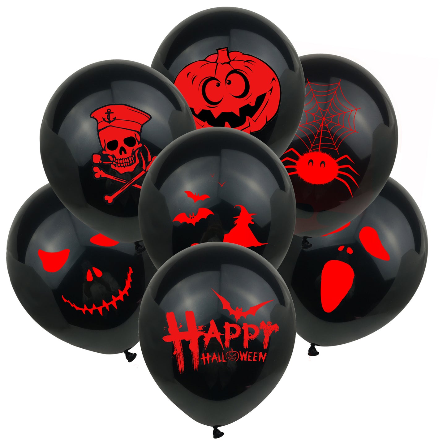 Décoration de fête en ballon d'Halloween en latex
