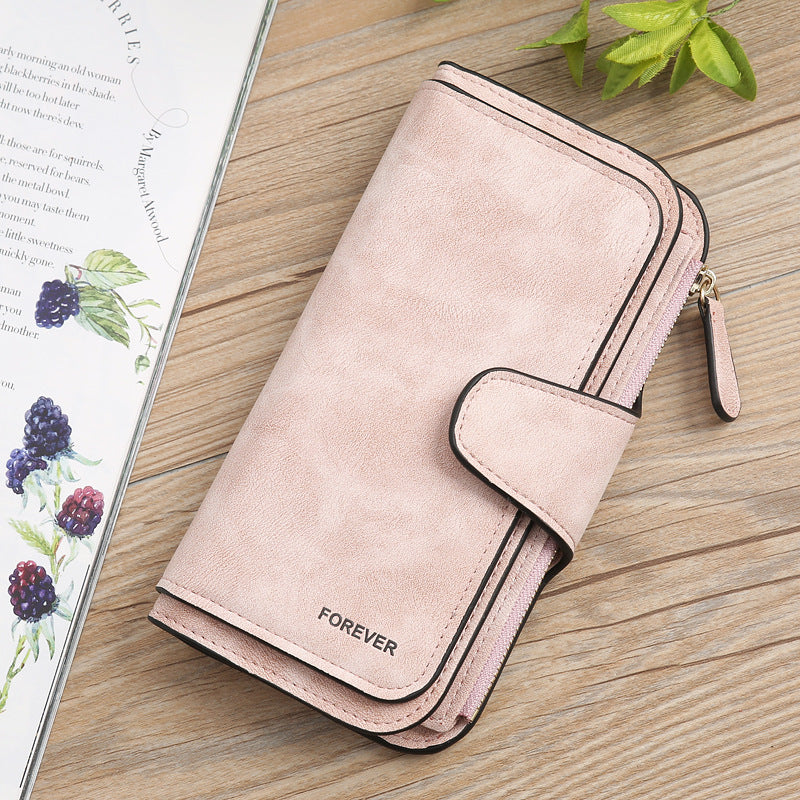 Matt PU Leather Multifunctional Wallet PU