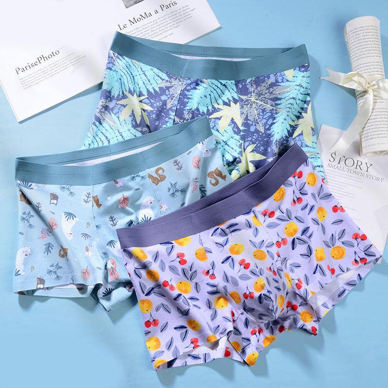 Men's Cartoon Breathable Underwear
