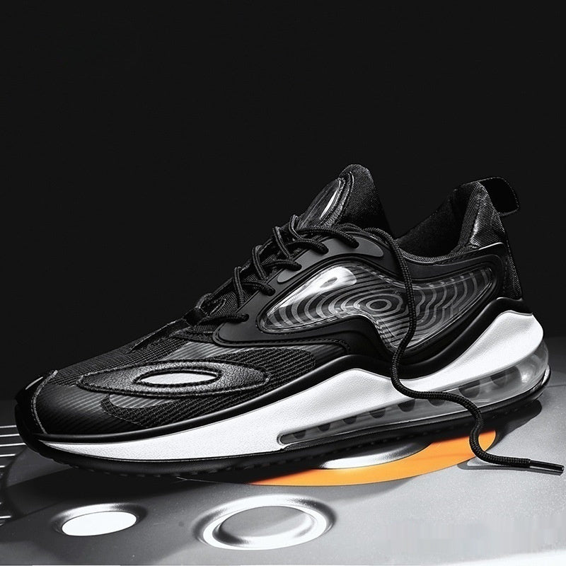 Summer Air Cushion Men's Shoes - Space Black/White