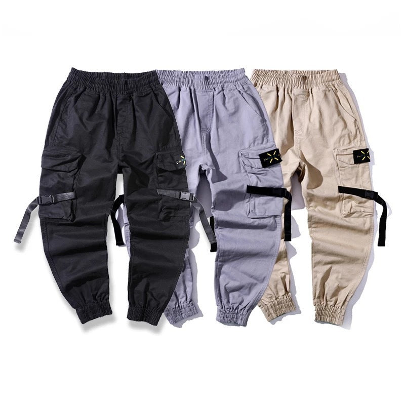 Nya Casual Byxor Herr Cotton Cargo Byxor