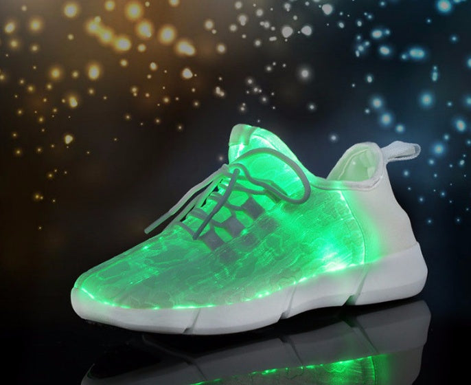 Fiberoptiska LED-skor