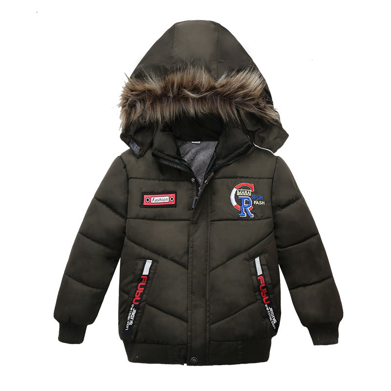 Vestes matelassées en coton pour garçons de petite et moyenne taille