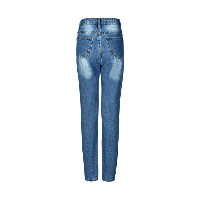 Rippade jeans personlighet kvinnor
