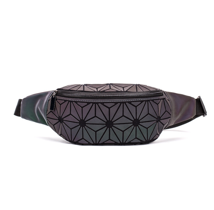 Mode Midjeväskor Dam Midja Fanny Belt Light Bag Lyxmärke Geometri Midjeväska Bröstpaket Mobiltelefonväska