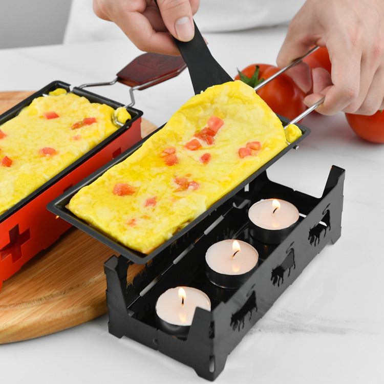 Mini ustensiles de cuisson antiadhésifs avec ensemble de bougeoirs