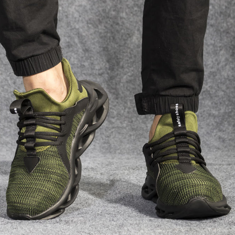 Oförstörbara Arbetsskor Sneakers Herr Anti-punktion Skyddsskor