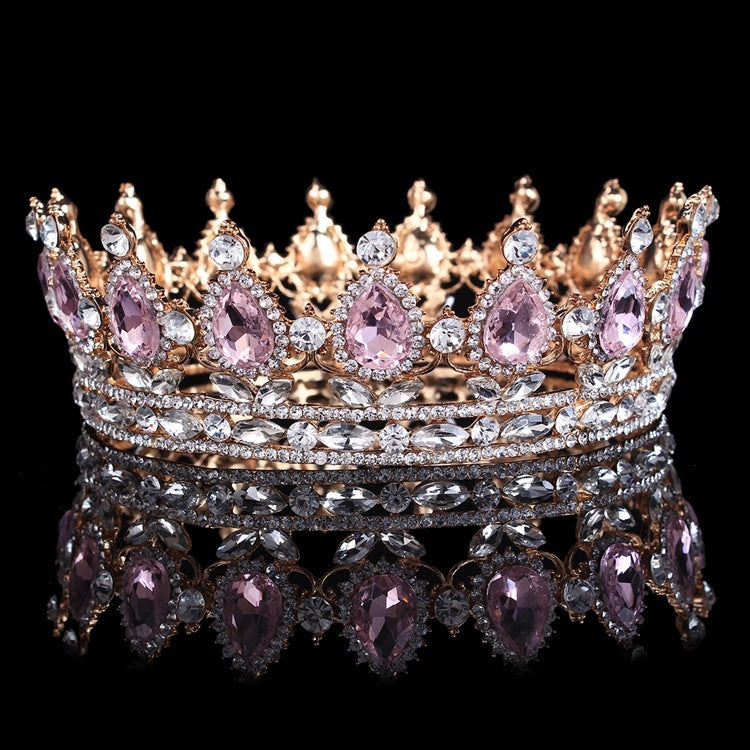 Barock Brudkrona Huvudbonad Rhinestone Håraccessoarer