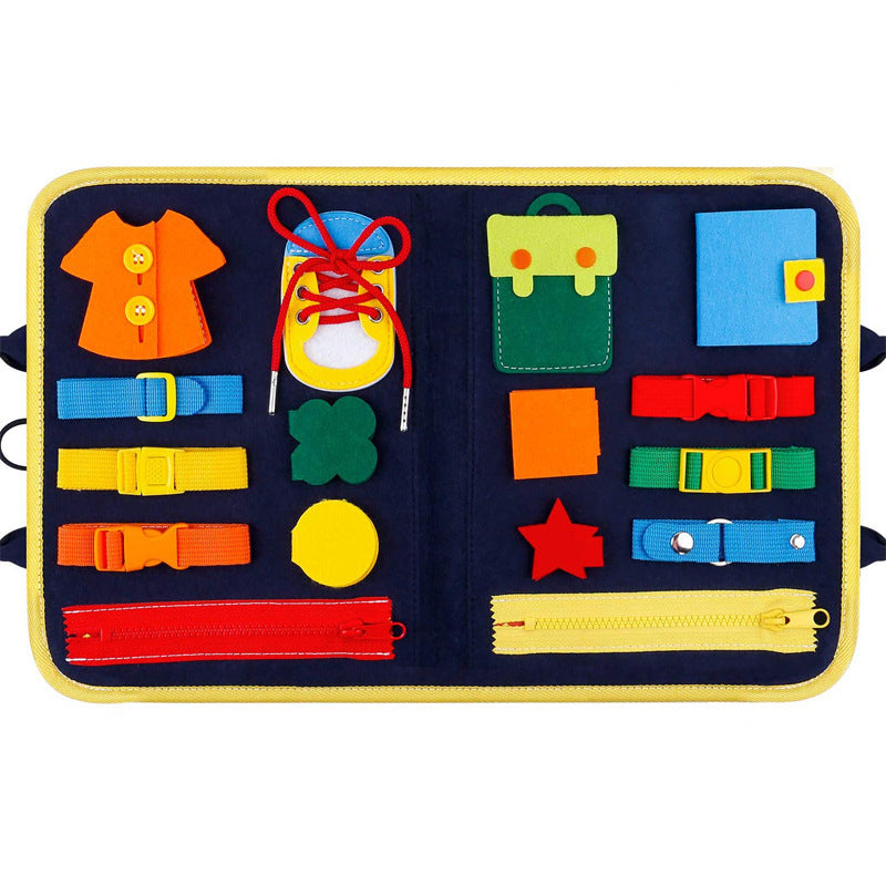 Tableau d'apprentissage éducatif en feutre pour enfants