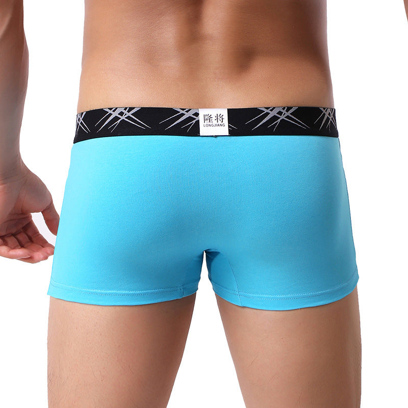 Herr U-konvexa sexiga boxershorts med medelhög midja