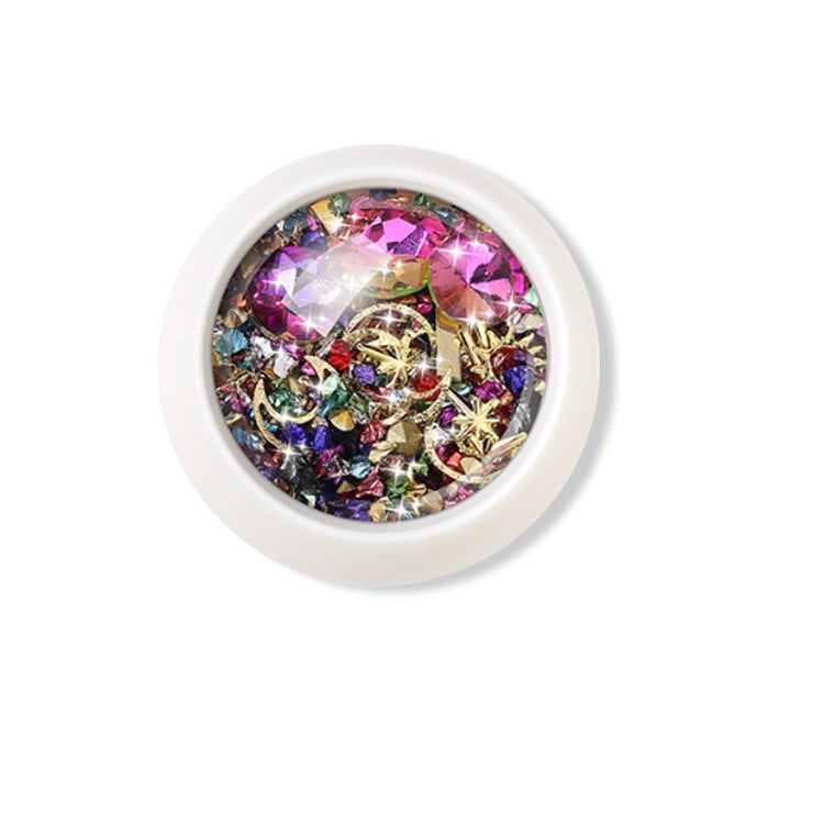 Professional Nail Jewelry Rivets - 89g Metal Collection | 6 Color Options Diamond Design