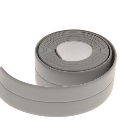 Bathroom Sealing Strip Tape - White PVC Self-Adhesive Waterproof Wall Sticker