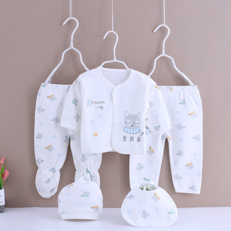 Bomull babykläder våren och sommaren underkläder set