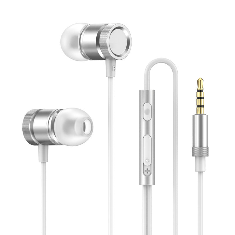 Metal in-ear earphone heavy bass magic sound phone