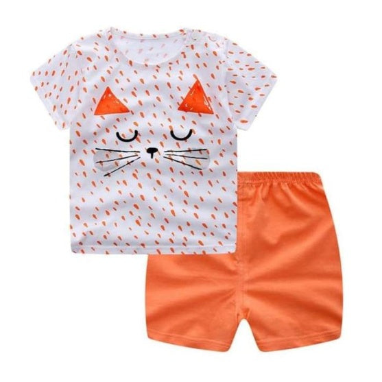 Summer Children's Clothing - Short-Sleeved Suit