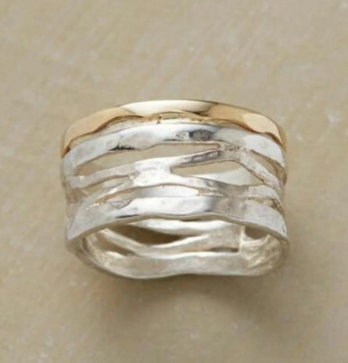 French Retro Hollow Ring Creative Minimalist Bracelet