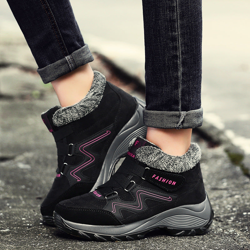 Women's Hiking Shoes - Real Leather, Non-Slip, Waterproof - Outdoor Gear