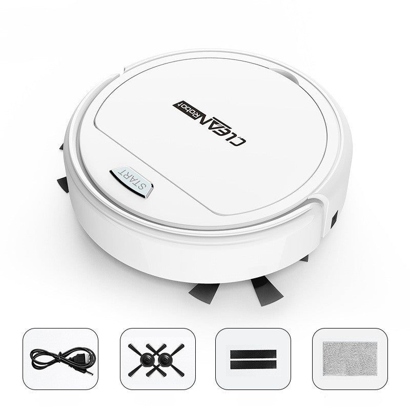 USB Rechargeable Robot Mop - Automatic Floor Cleaning Machine with Spray Function