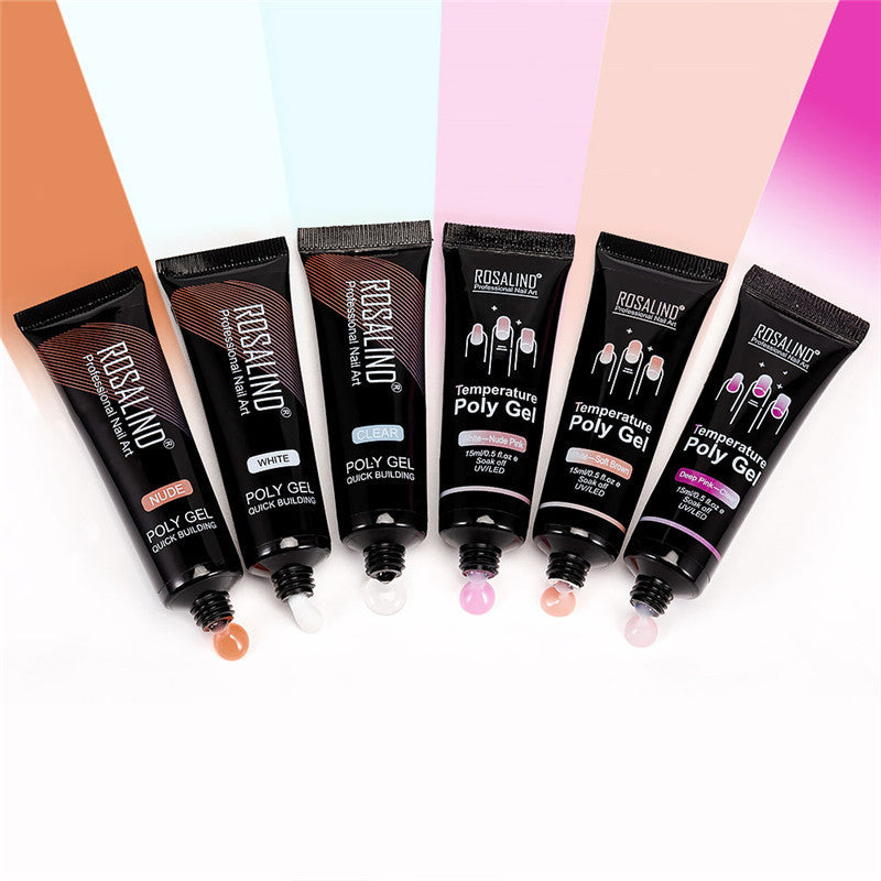 Multi-Color Builder Gel - Professional Nail Extension | 15ml UV/LED Formula