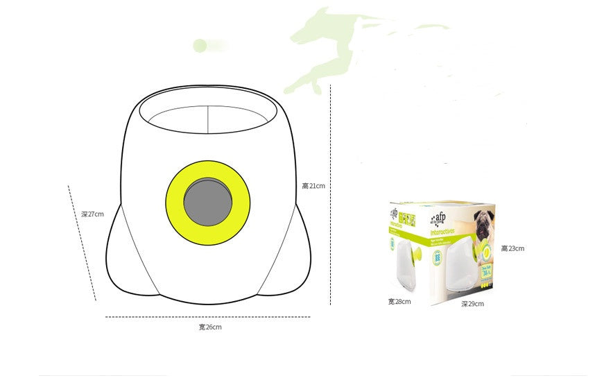 Automatic Interactive Ball Launcher - Dog Pet Toy with 3 Distance Settings