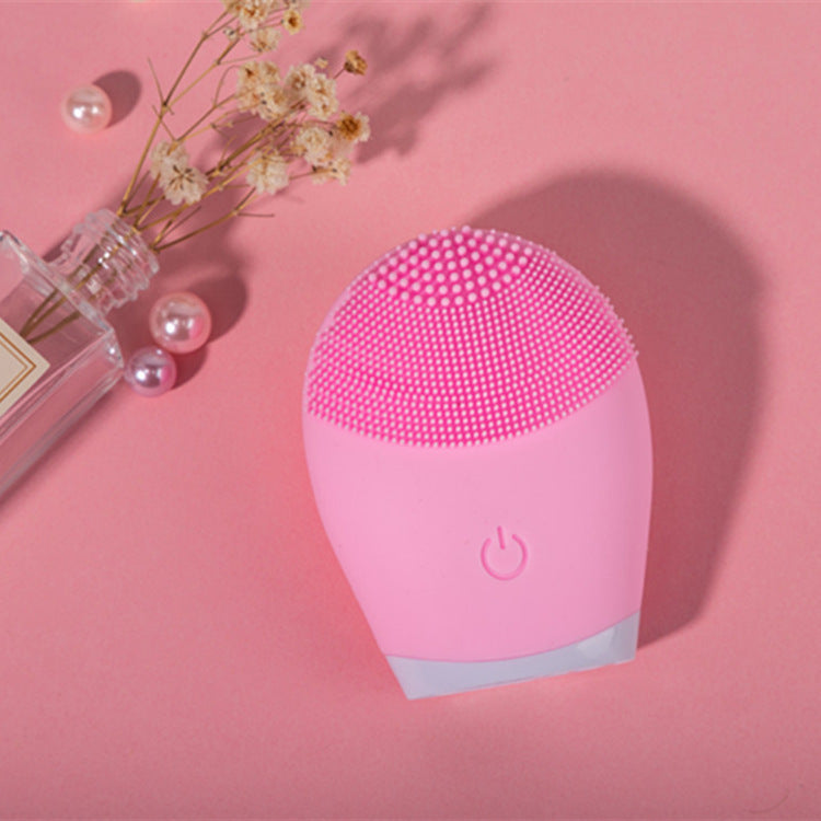 Nettoyant facial électrique à ultrasons en silicone