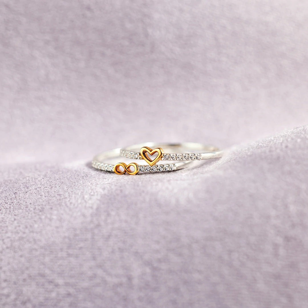 Bague incrustée de zircon de style européen et américain
