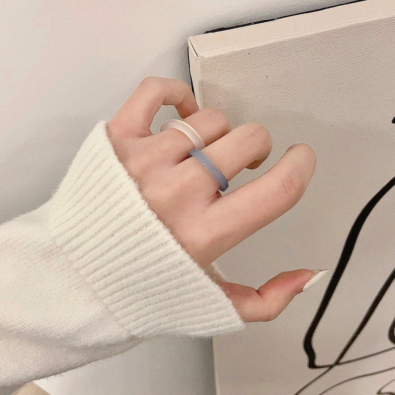 Söt flicka hjärta pekfingerring