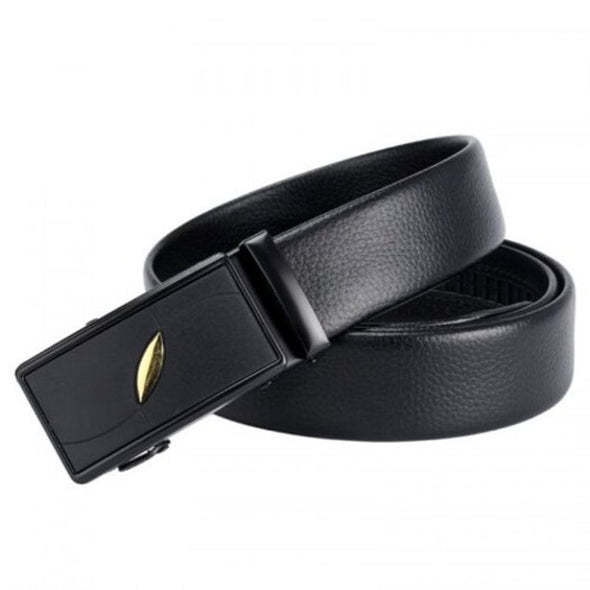 Men's Black Business Fashion Trend Belt - Executive Style