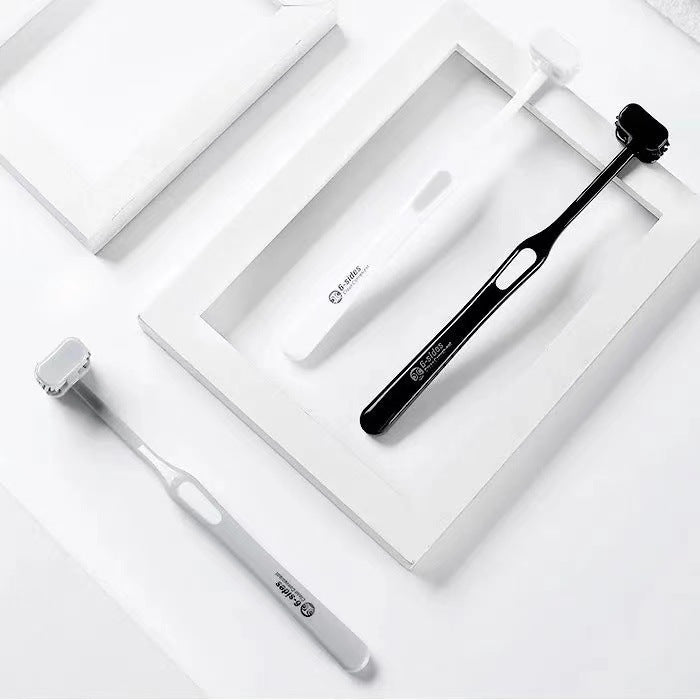 Soft Bristled Toothbrush, Full Wrapped Toothbrush, U-Shaped Toothbrush for Household Cleaning