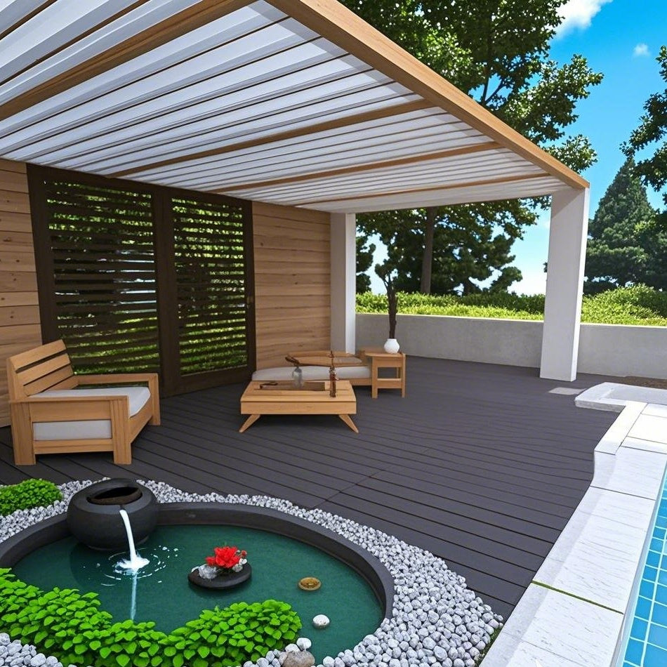 Waterproof, Wear-resistant, DIY Assembly, Garden, Courtyard, Balcony,plastic Flooring