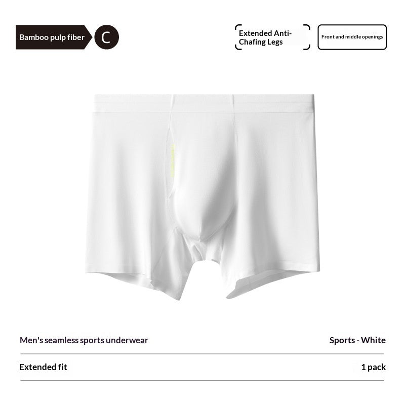 Mens Bamboo Pulp Fiber Extended-length Athletic Underwear