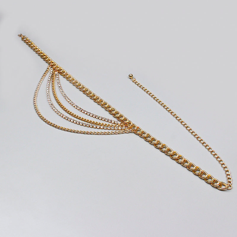 Women's Summer Jewelry Hot Pants Multilayer Gold Chain - Street Empowerment