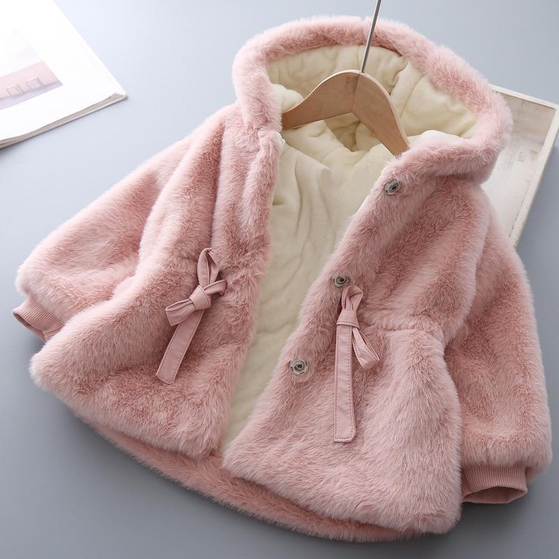 Baby Vinterkläder Barn Plus Velvet Vadderad ulltröja